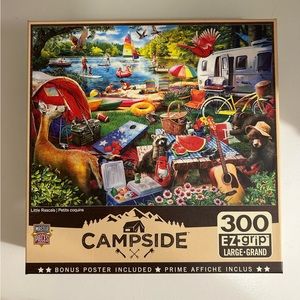 Like New 300 EZ Grip Piece Jigsaw Puzzle “Little Rascals” Campside.